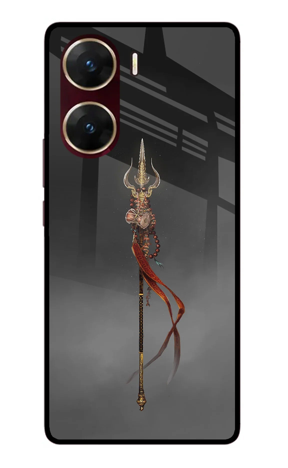Shiv Trishul Vivo V29E Back Cover