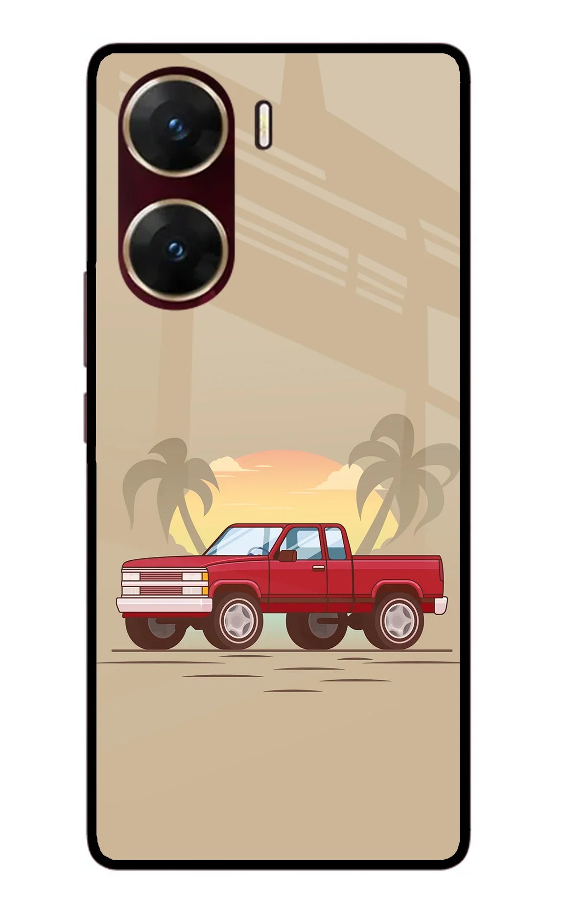 Desert Classic Drive Vivo V29E Back Cover