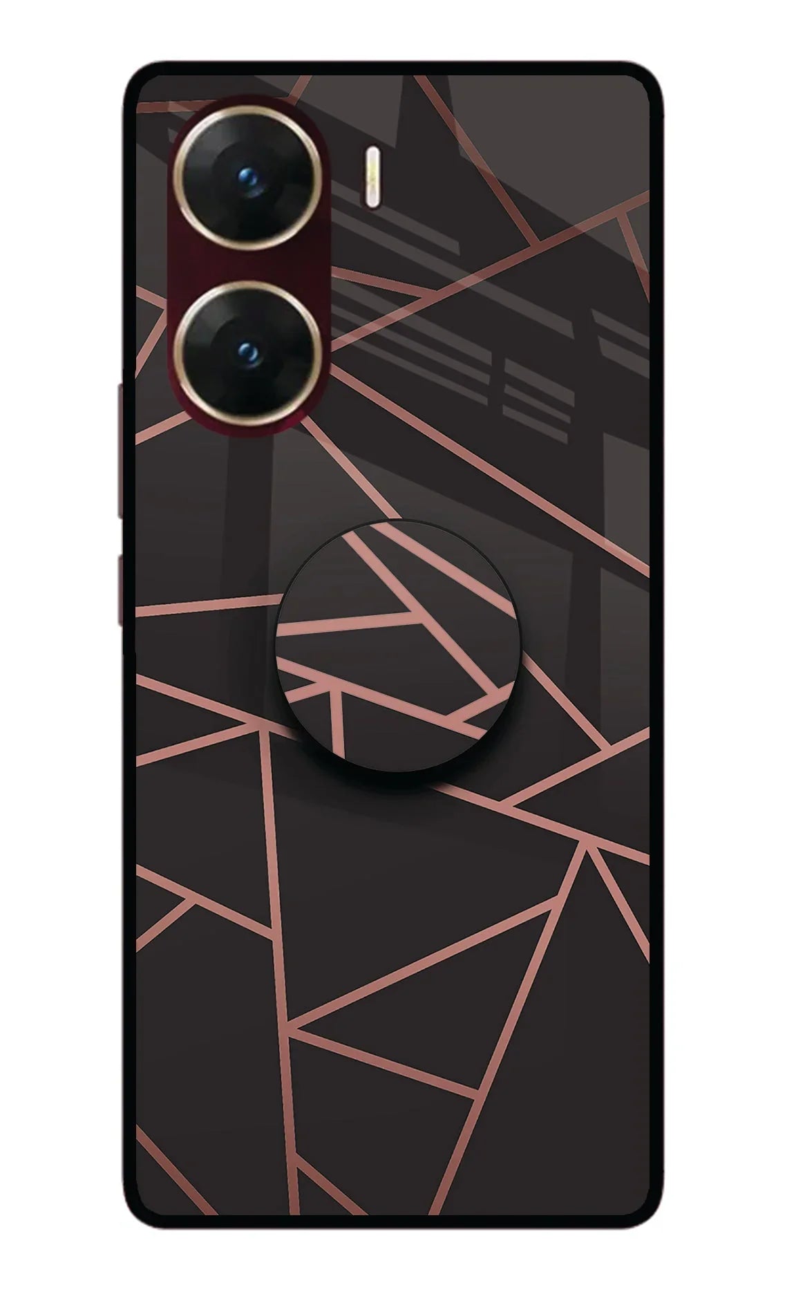 Geometric Pattern Vivo V29E Glass Case