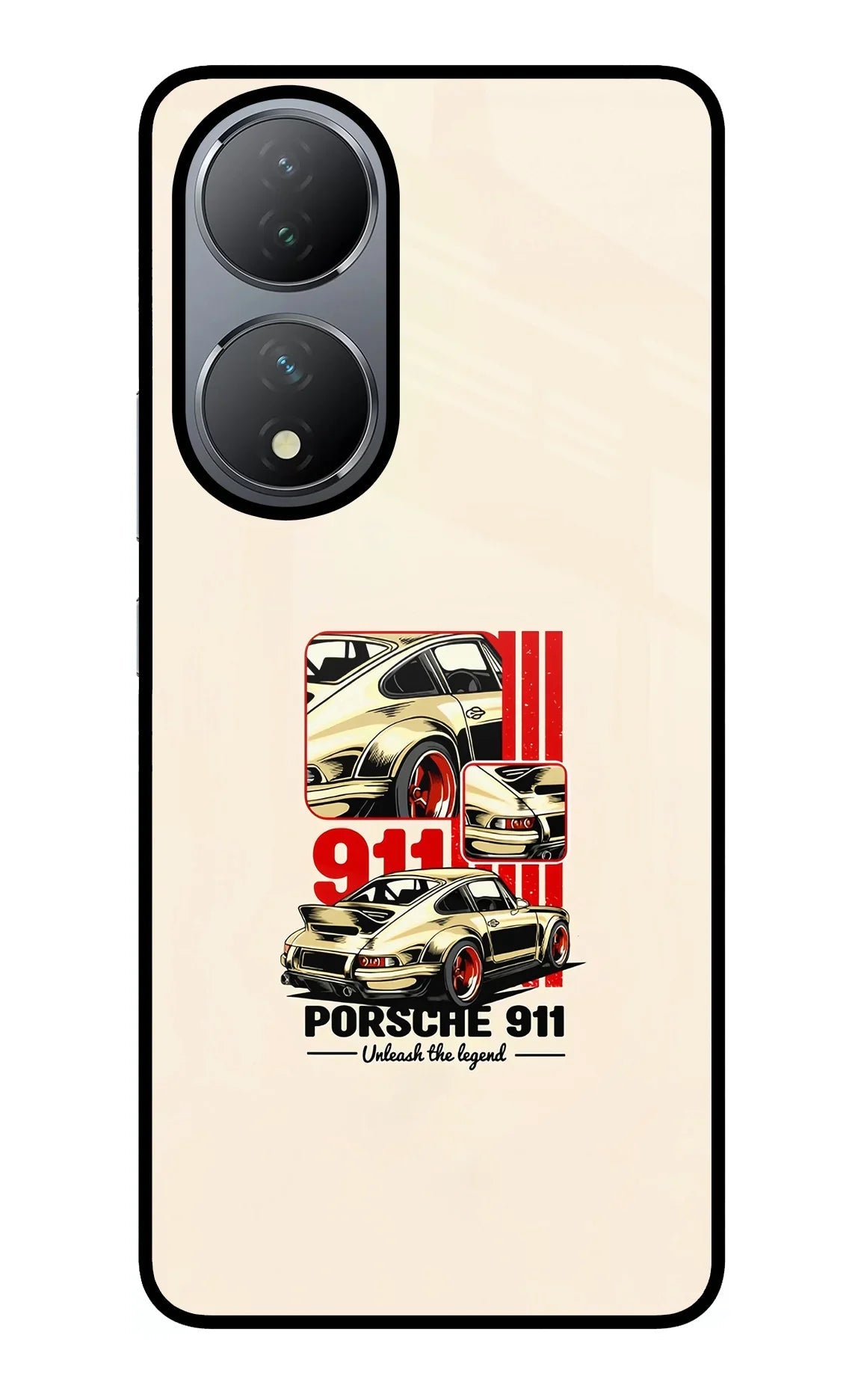 Classic Porsche 911 Vivo Y100 Glass Case