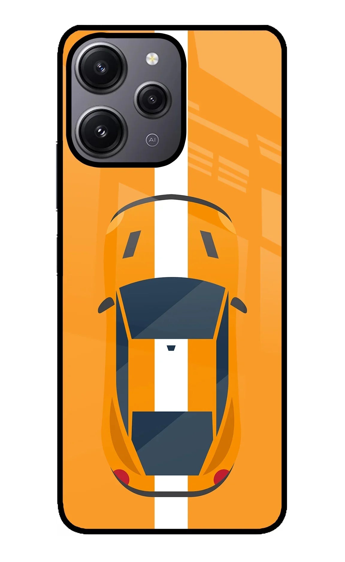 Highway Pursuit Redmi 12 4G Glass Case