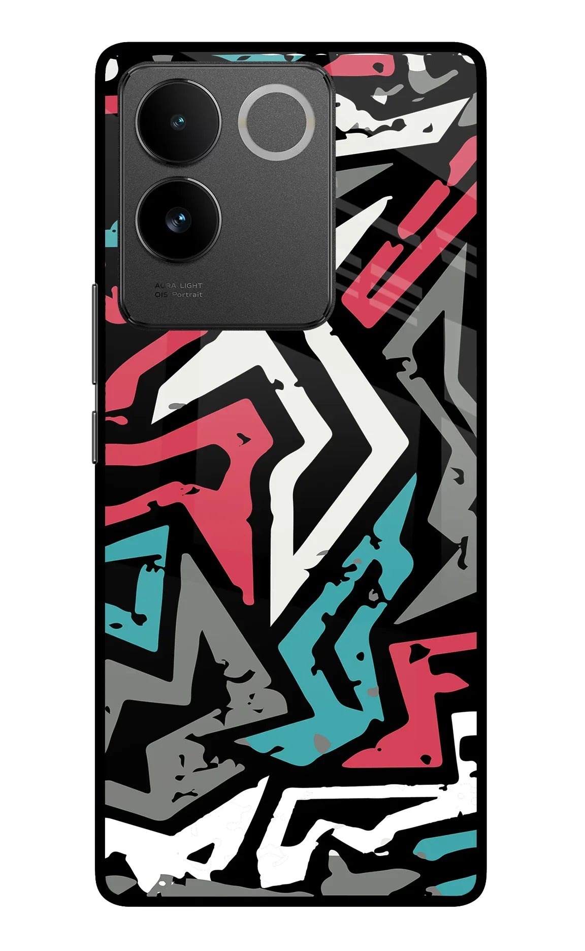 Geometric Graffiti Vivo T2 Pro 5G Back Cover