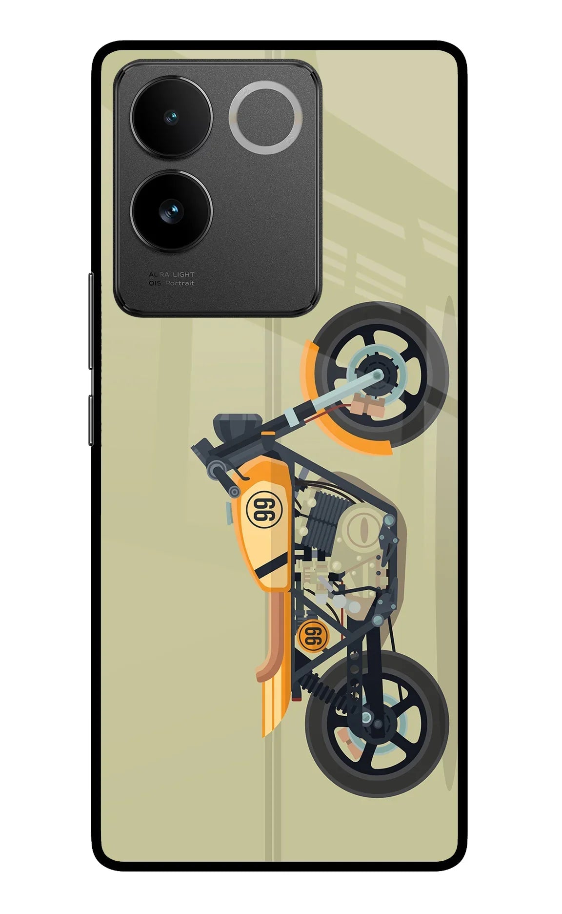 Vertical Speedster Vivo T2 Pro 5G Back Cover