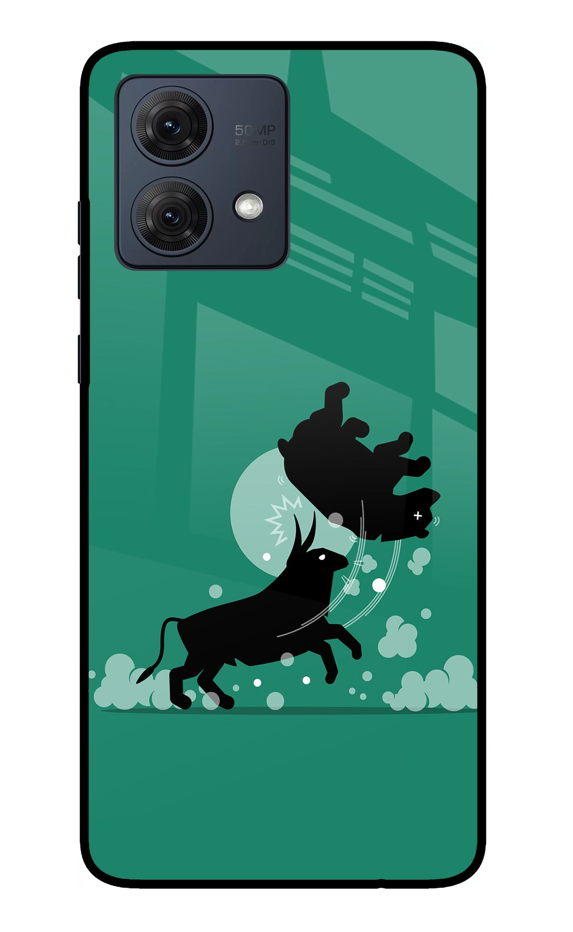 Bull Conqueror Moto G54 5G Glass Case