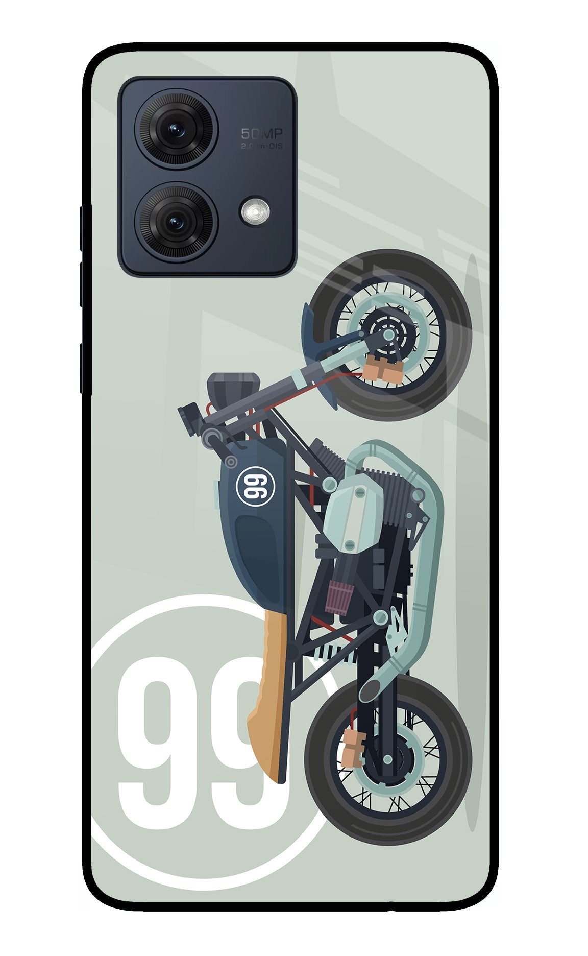 Classic Cafe Racer 99 Moto G54 5G Back Cover