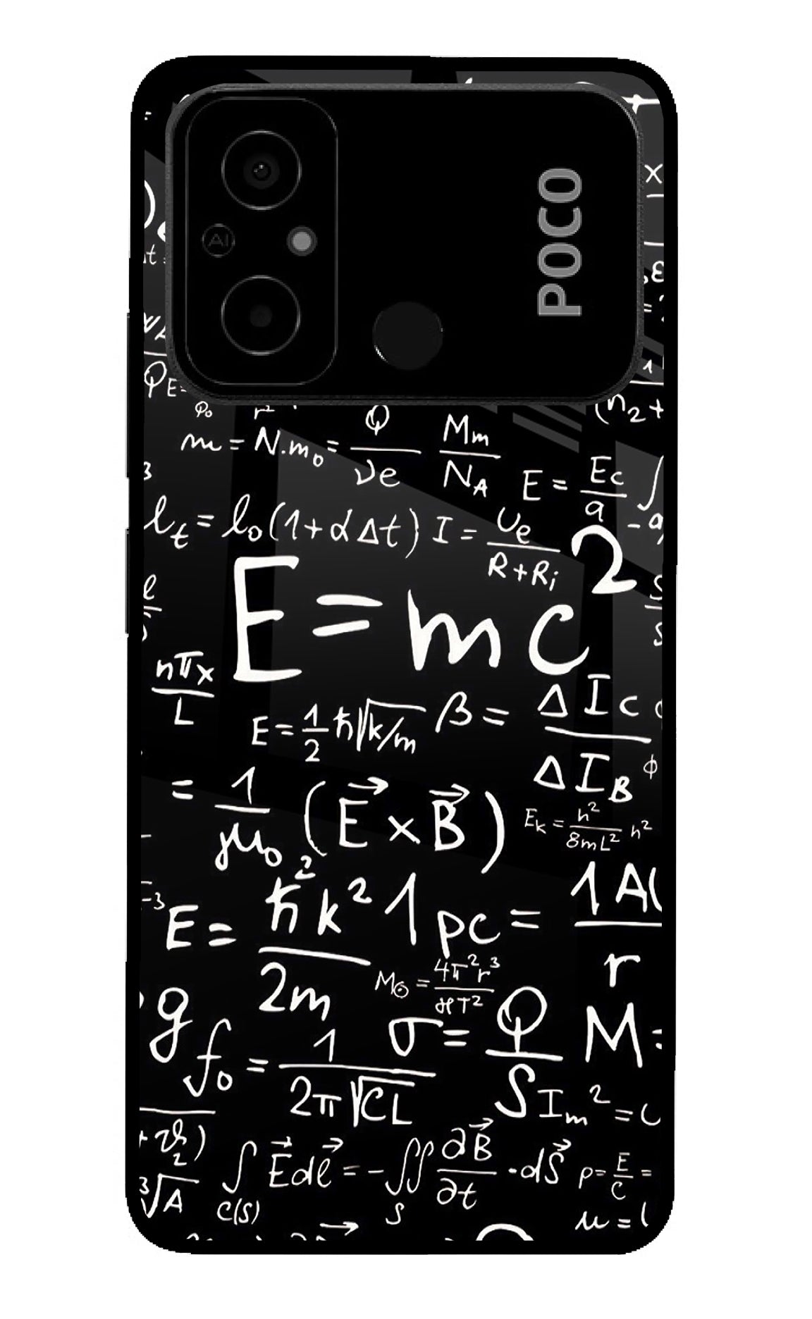 Physics Formula Poco C55 Back Cover