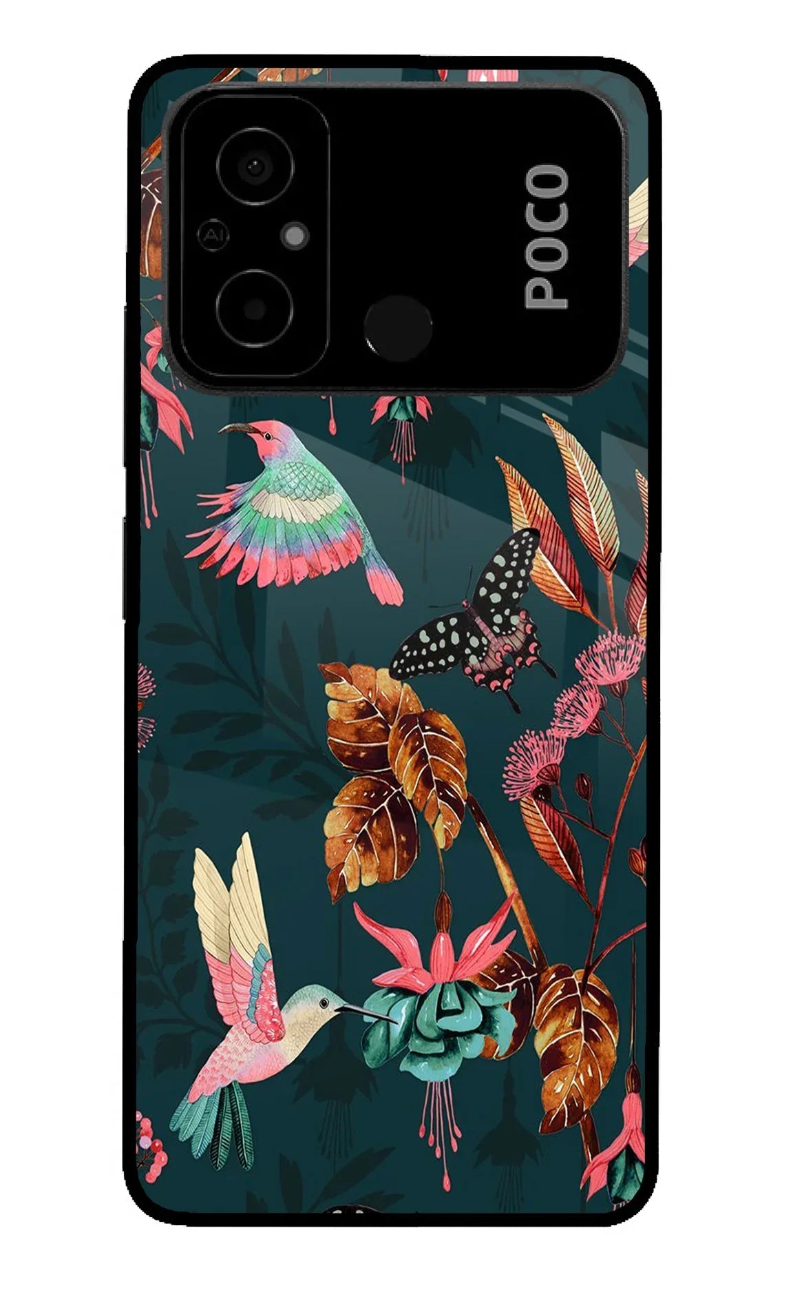 Birds Poco C55 Back Cover