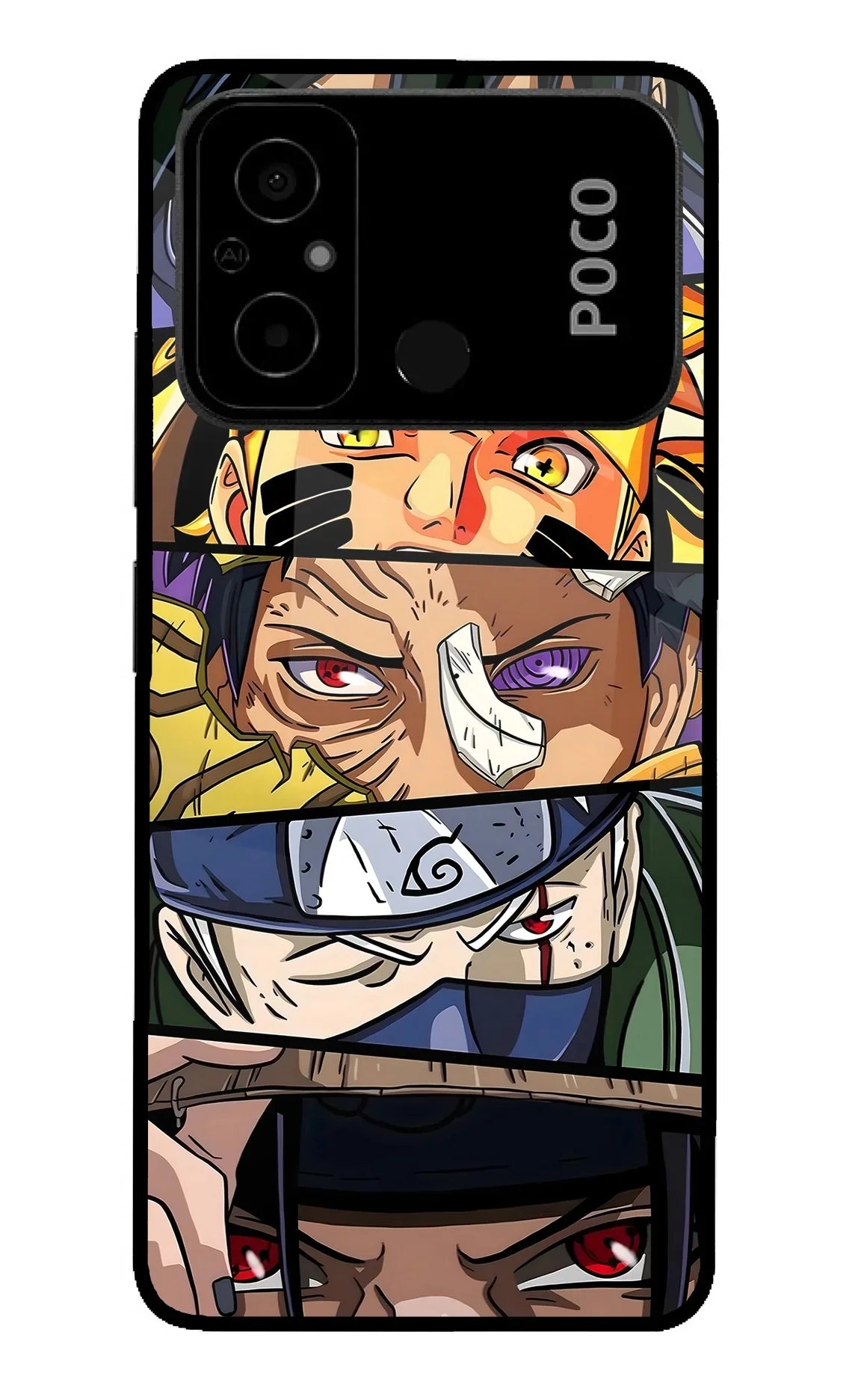 Naruto Character Poco C55 Back Cover