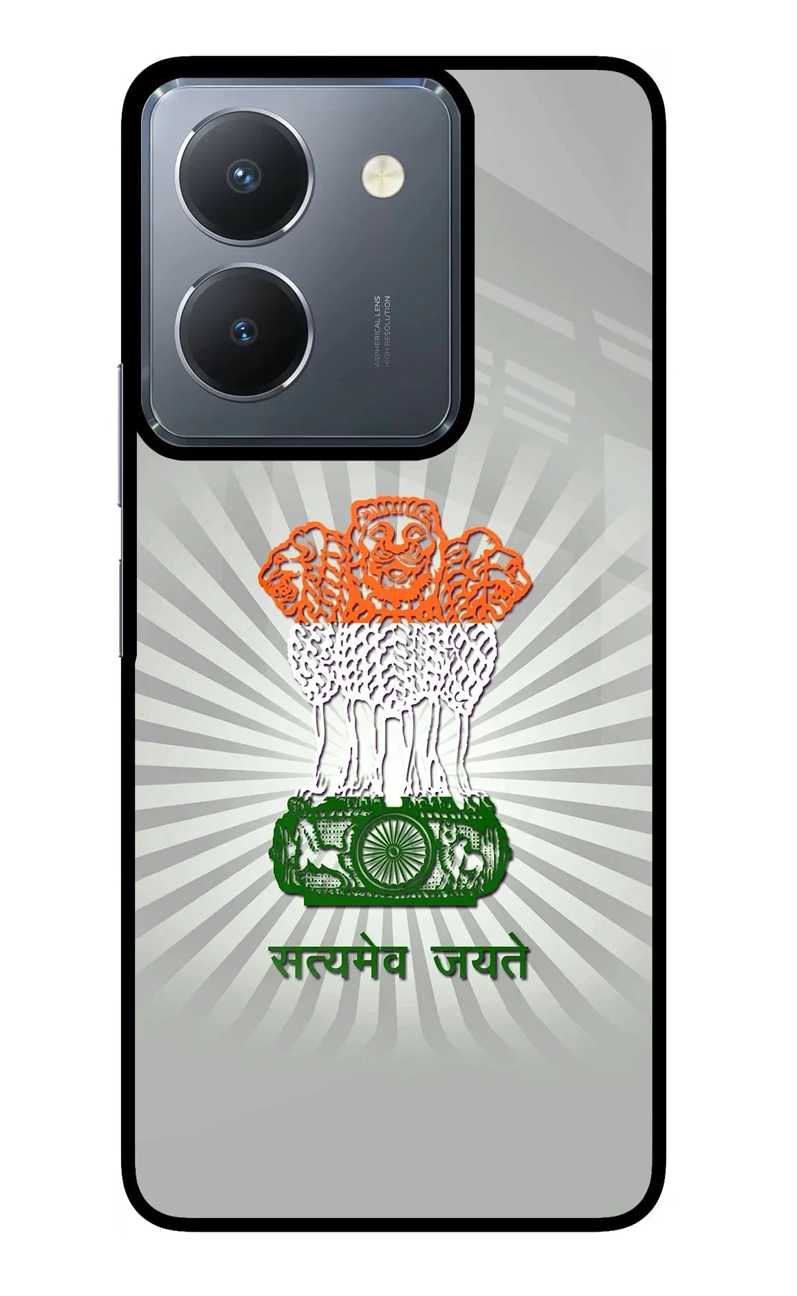 Satyamev Jayate Art Vivo Y36 Glass Case