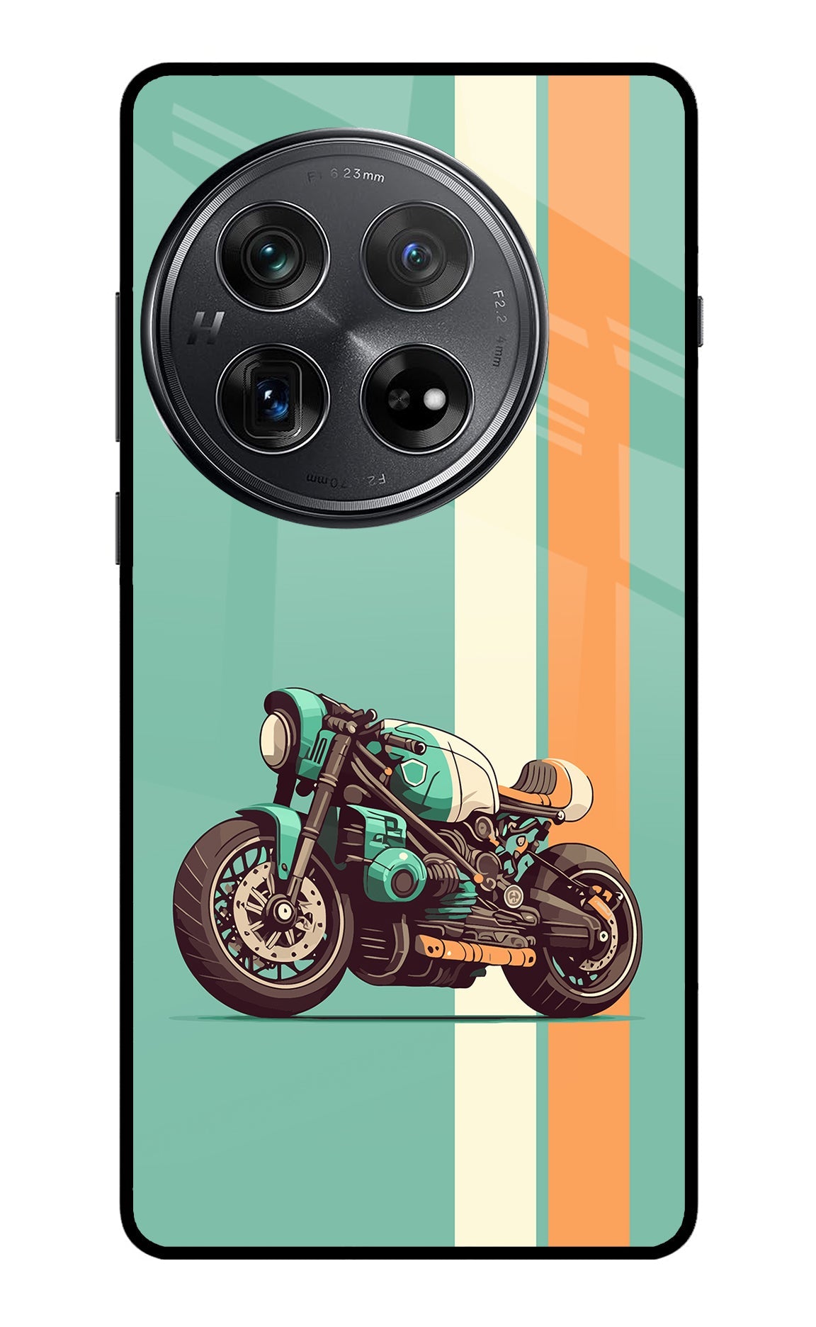 Striped Moto Drift Oneplus 12 Back Cover