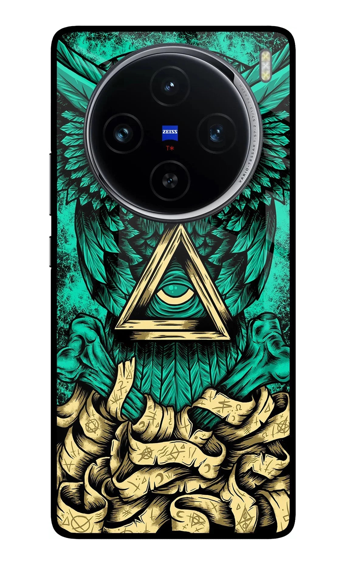 Green Owl Vivo X100 Back Cover