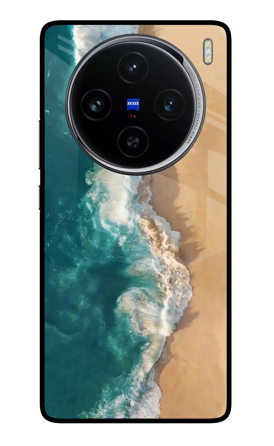 Ocean Beach Vivo X100 Glass Case