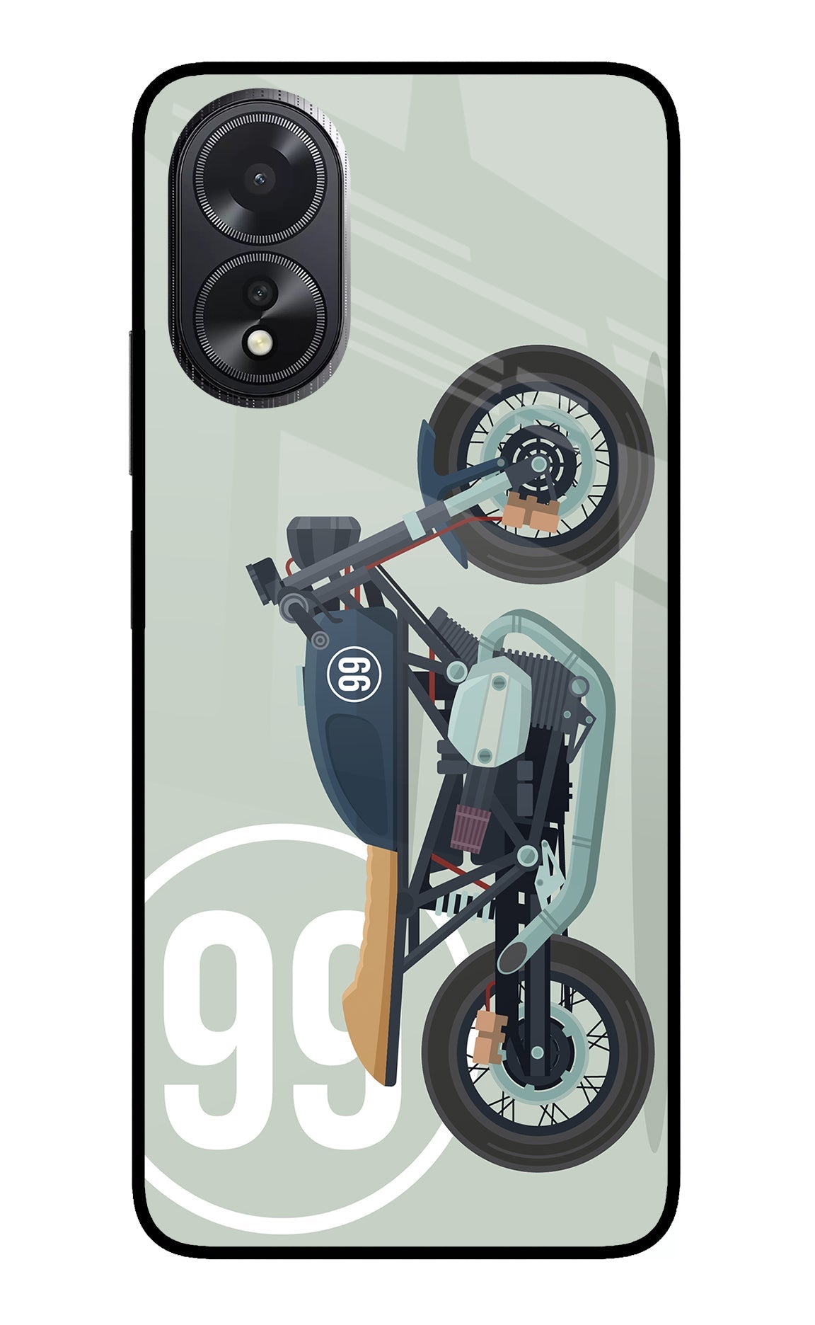 Classic Cafe Racer 99 Oppo A18/Oppo A38 Back Cover