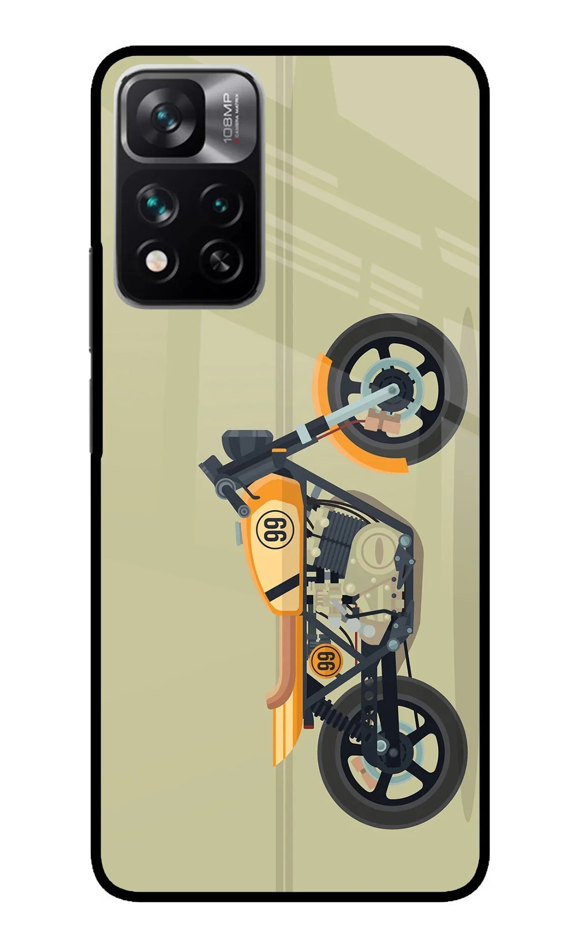 Vertical Speedster Redmi Note 13 Pro 5G Glass Case