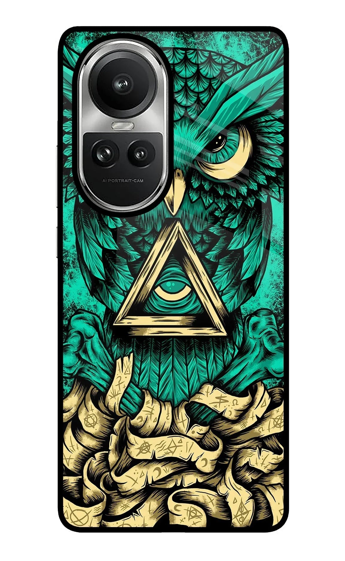 Green Owl Oppo Reno10 5G/10 Pro 5G Glass Case
