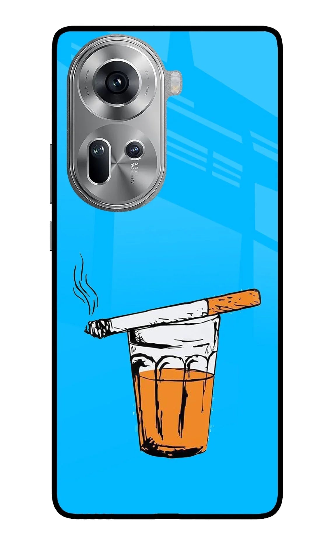 Chai Sutta Oppo Reno11 Glass Case