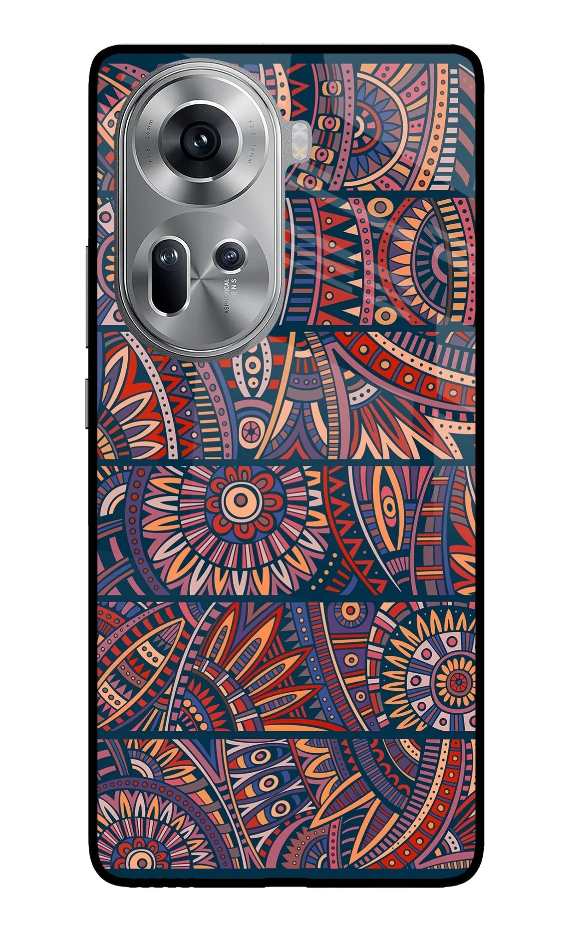 African Culture Design Oppo Reno11 Back Cover