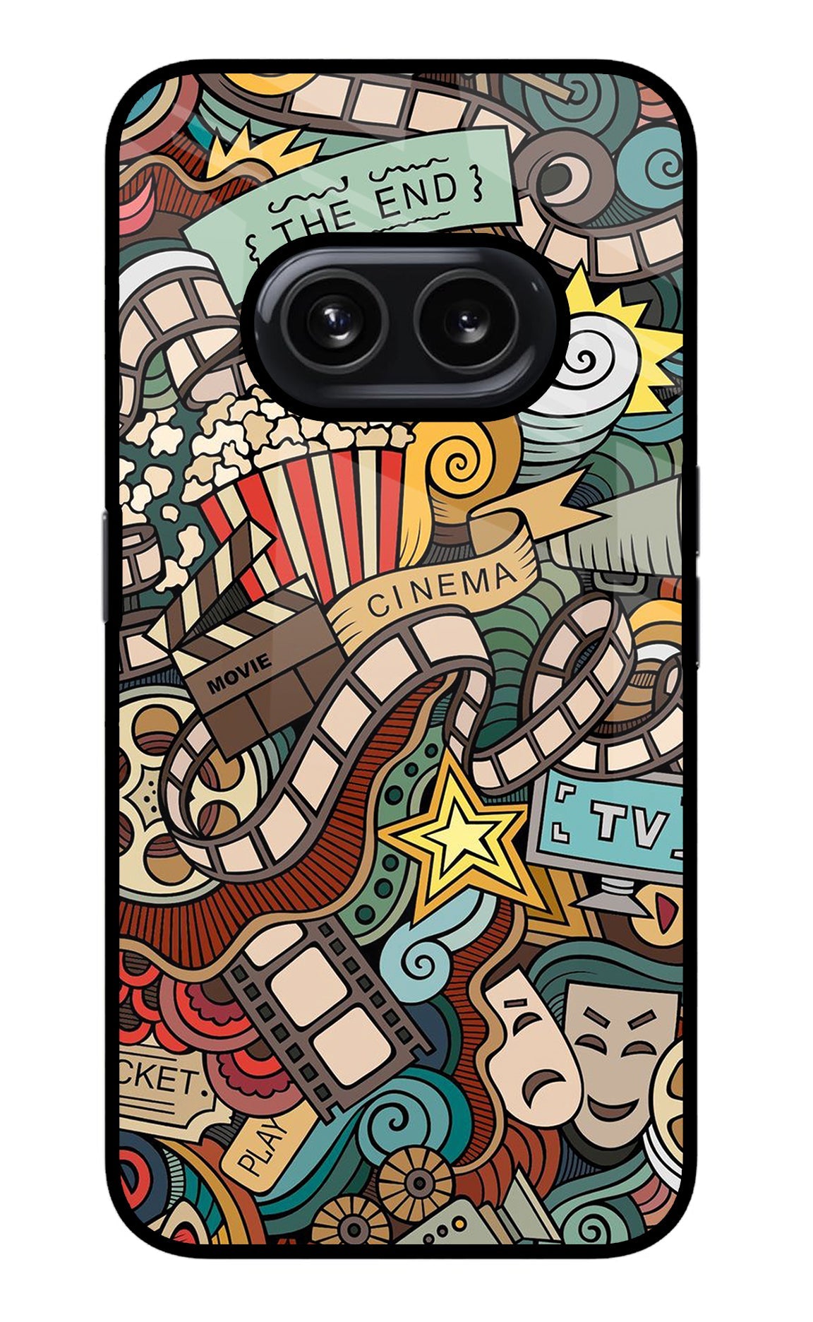 Cinema Abstract Nothing Phone 2A Back Cover