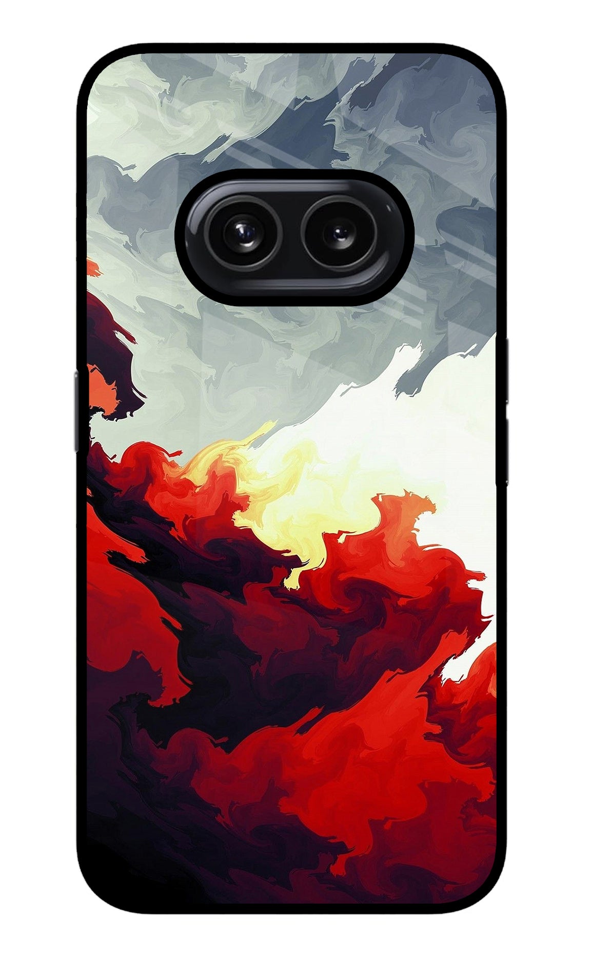 Fire Cloud Nothing Phone 2A Back Cover