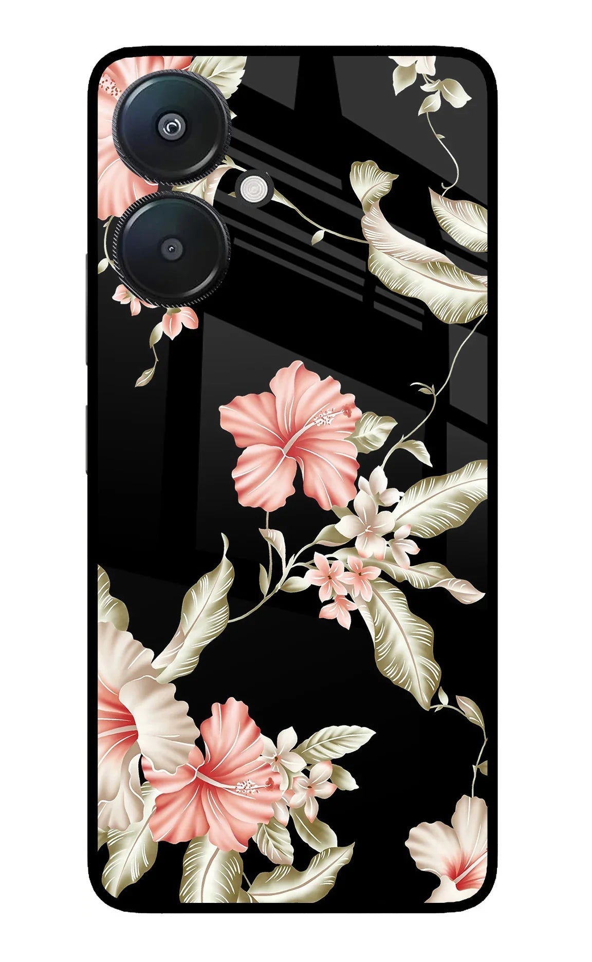 Flowers Redmi 13C 5G Back Cover