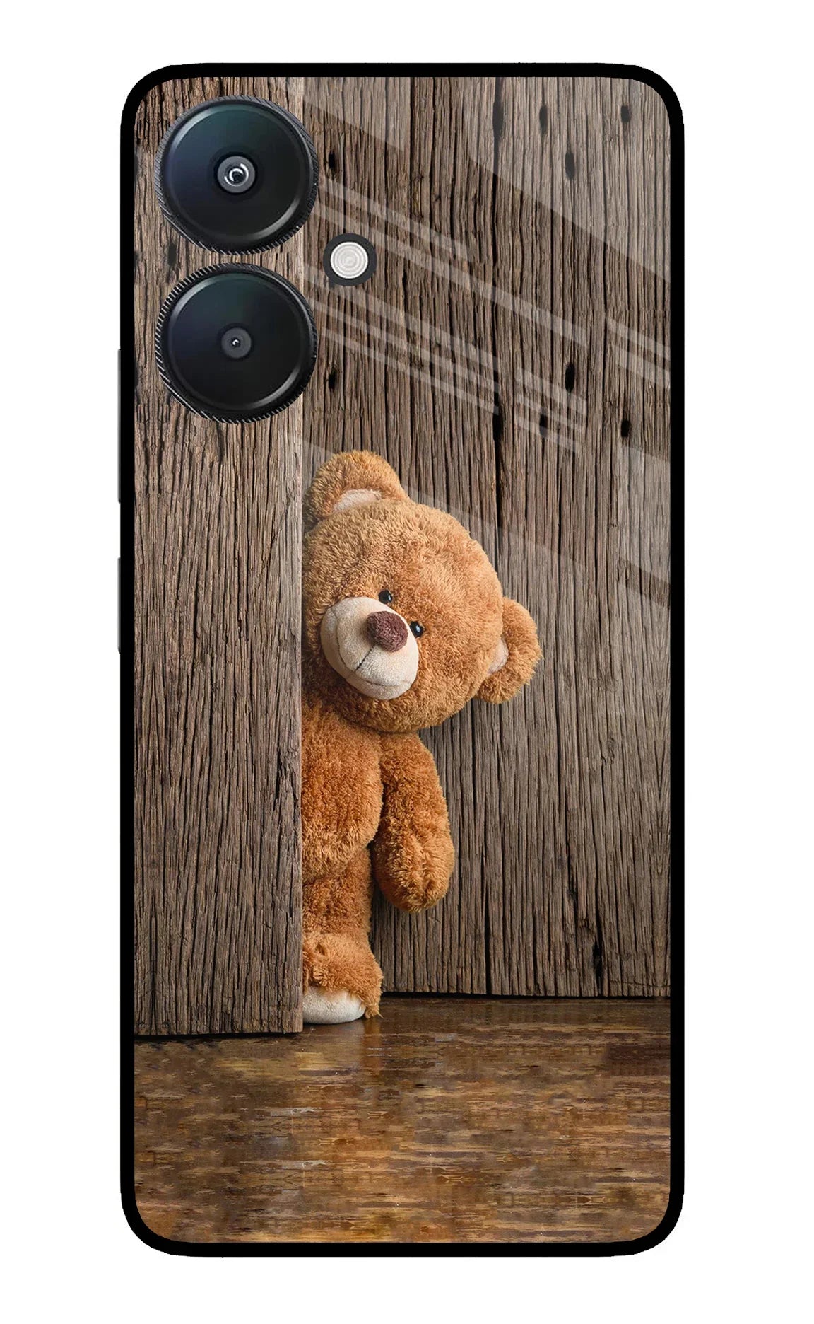 Teddy Wooden Redmi 13C 5G Back Cover