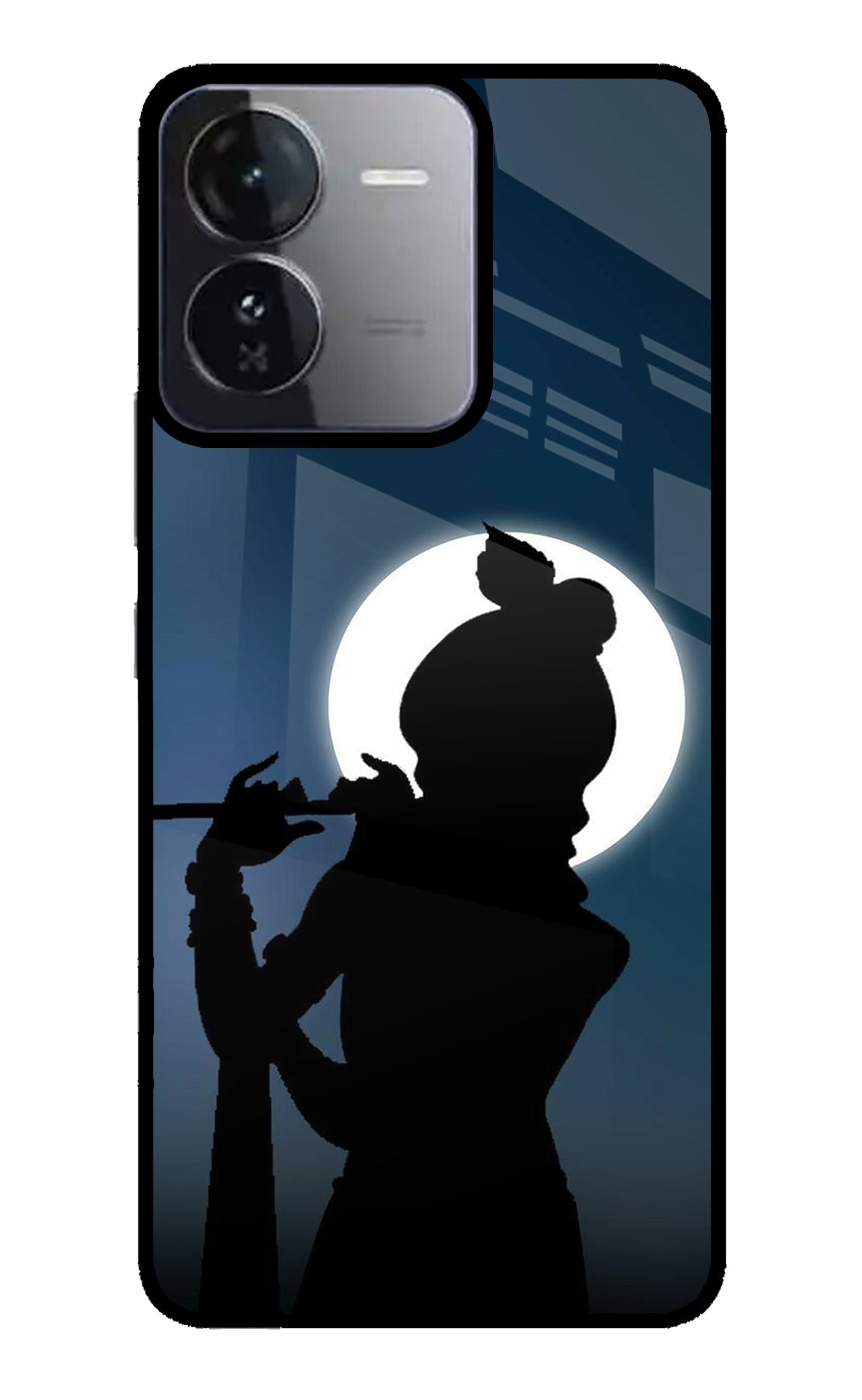 Shri Krishna Silhouette iQOO Z9 5G Back Cover
