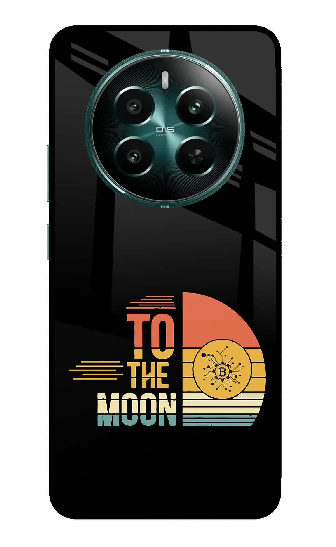To the Moon Realme 12+ 5G Glass Case