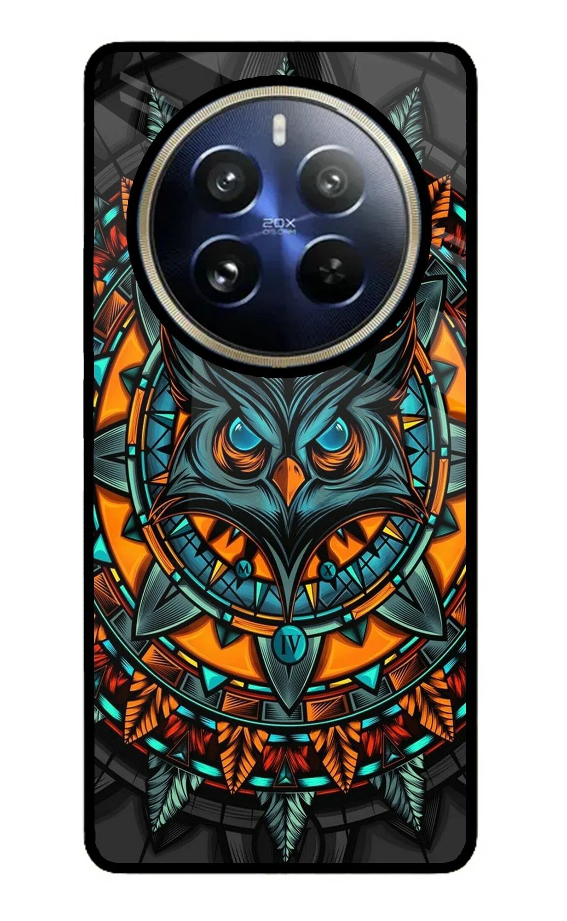 Angry Owl Art Realme P1 Pro 5G Back Cover