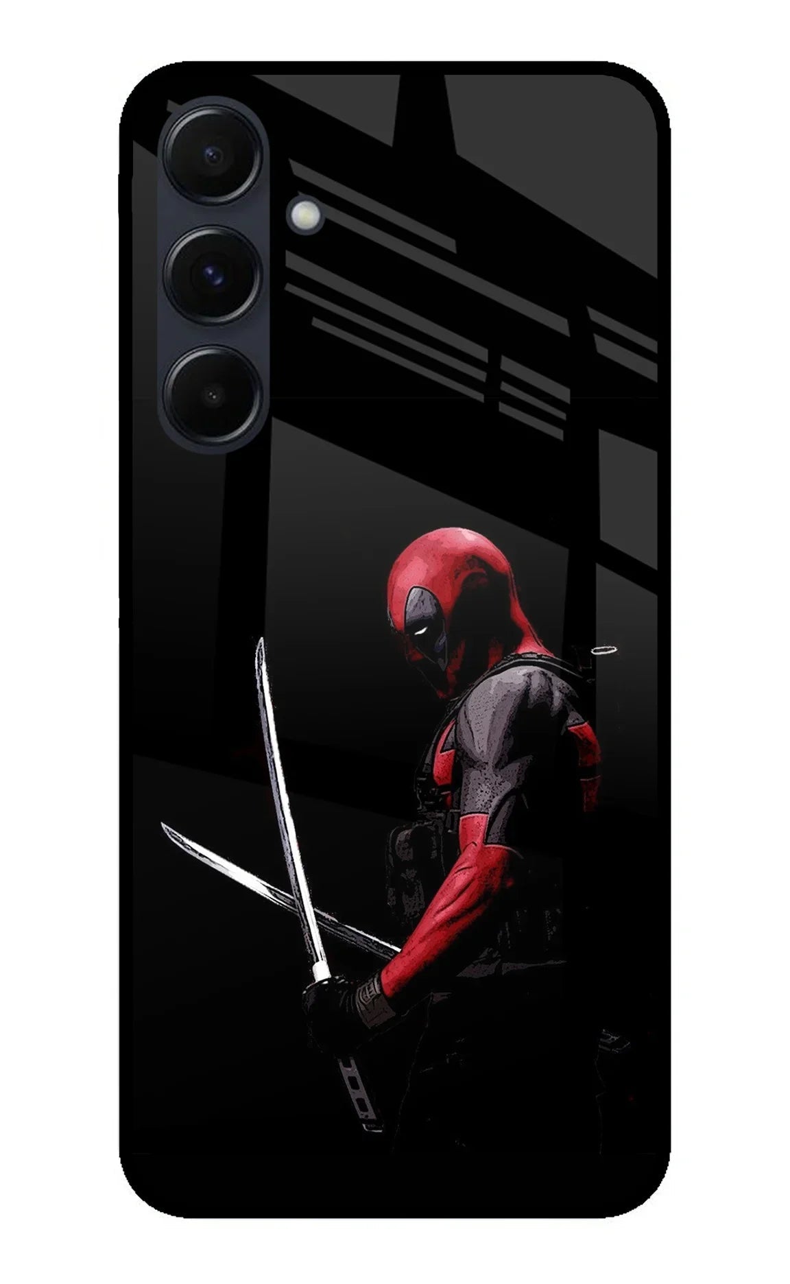 Deadpool Samsung A35 5G Glass Case