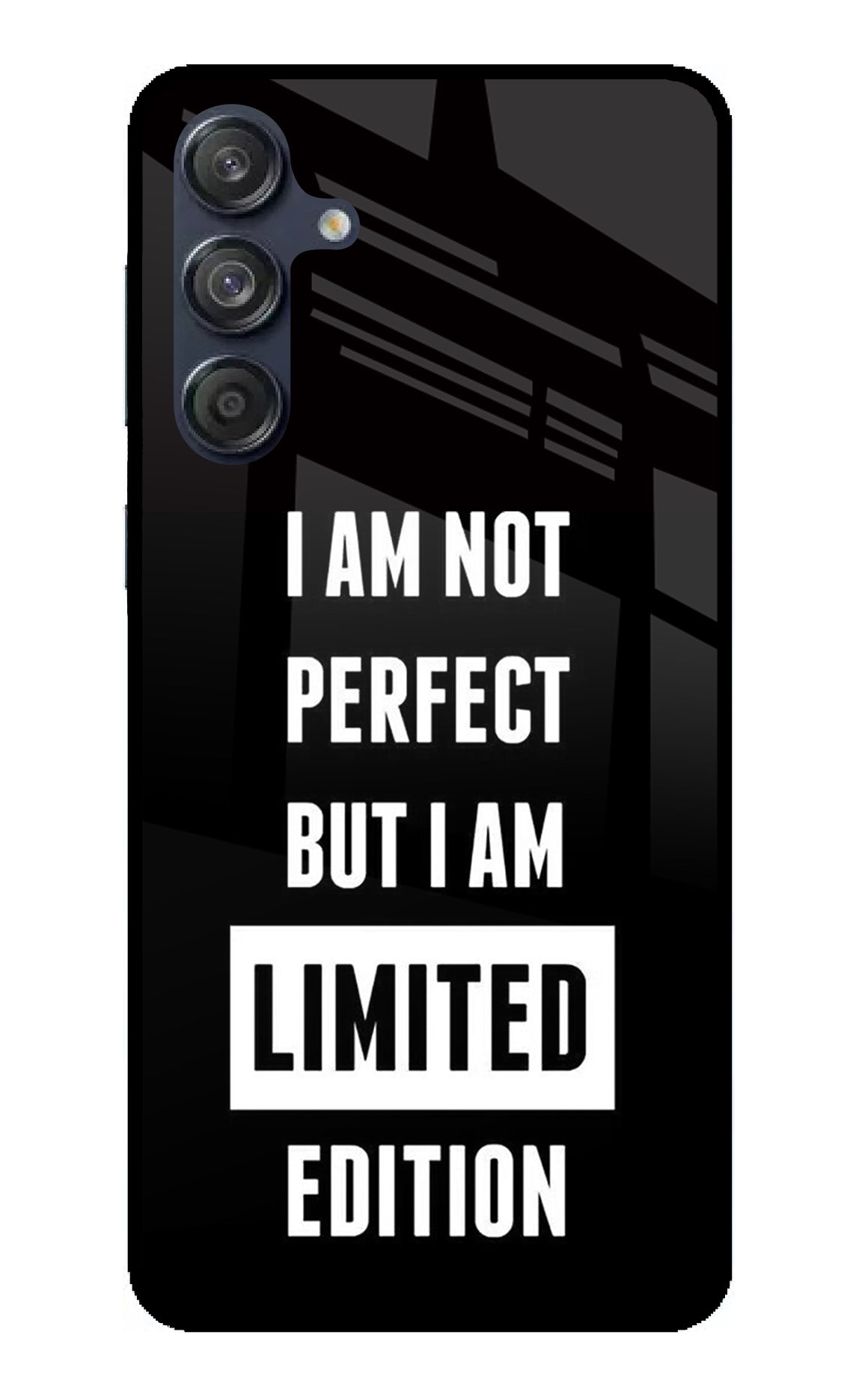 I Am Not Perfect But I Am Limited Edition Samsung M55 5G Back Cover