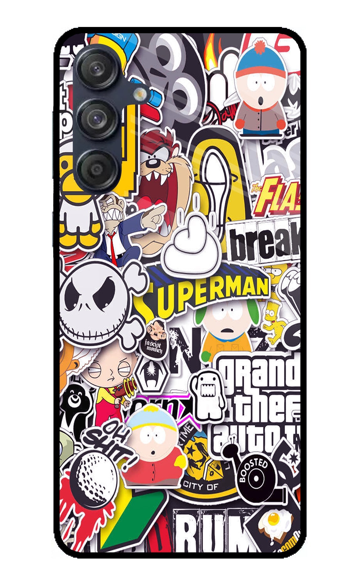 Sticker Bomb Samsung M55 5G Back Cover