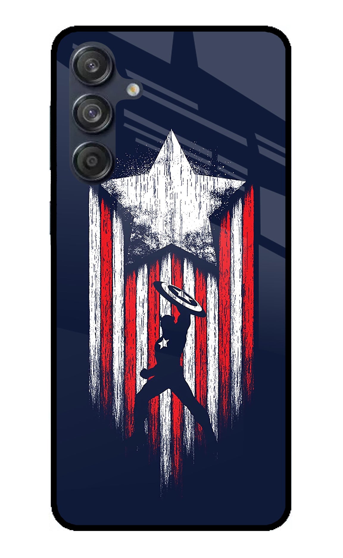 Captain America Marvel Art Samsung M55 5G Back Cover
