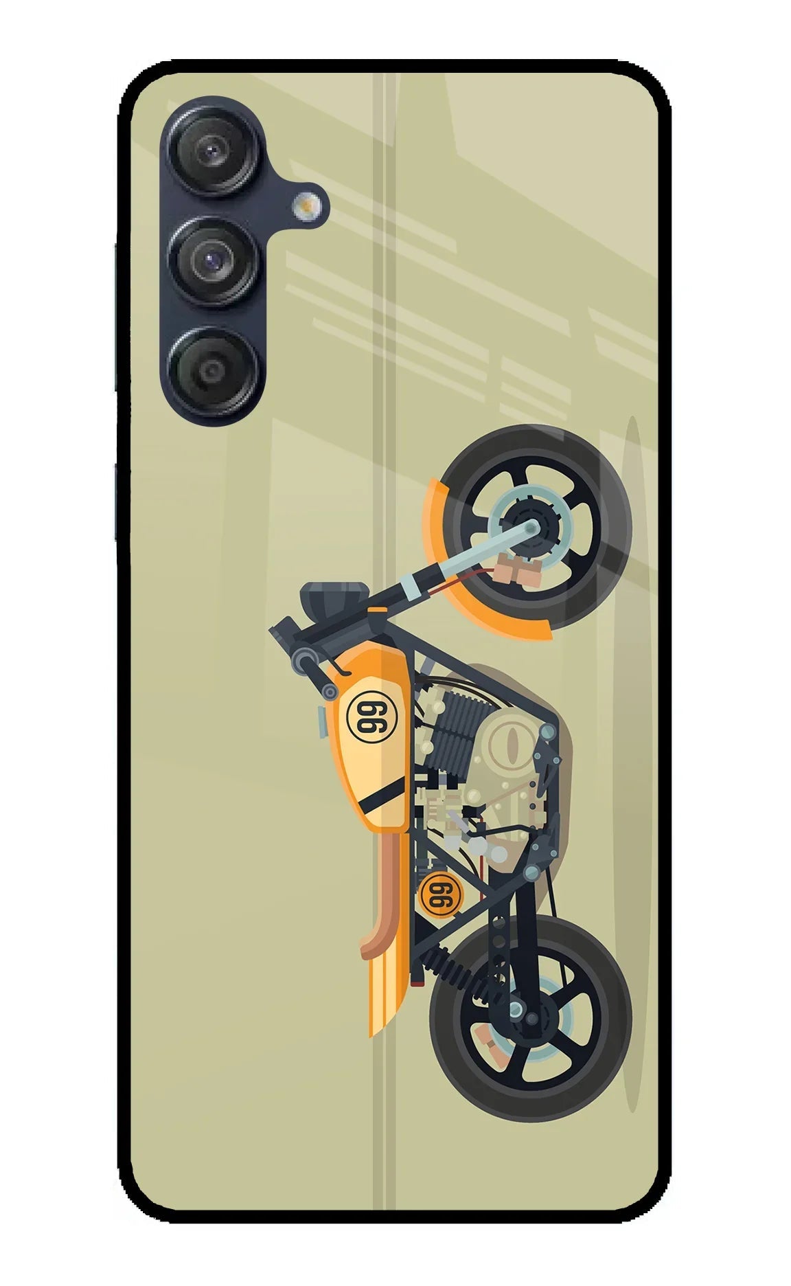 Vertical Speedster Samsung M55 5G Glass Case