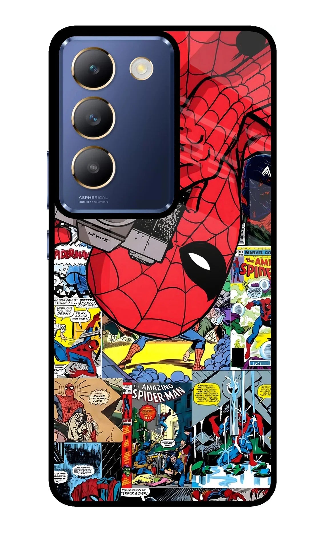 Spider Man Vivo Y200E 5G/T3 5G Glass Case