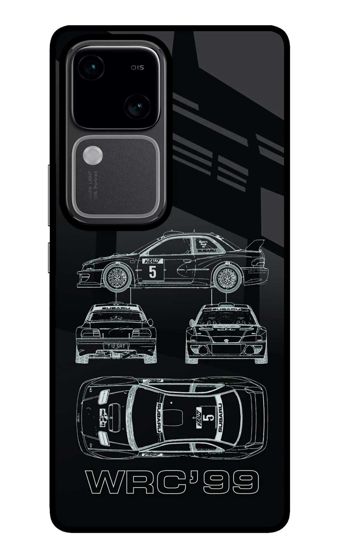 WRC'99 Vivo V30 5G Glass Case