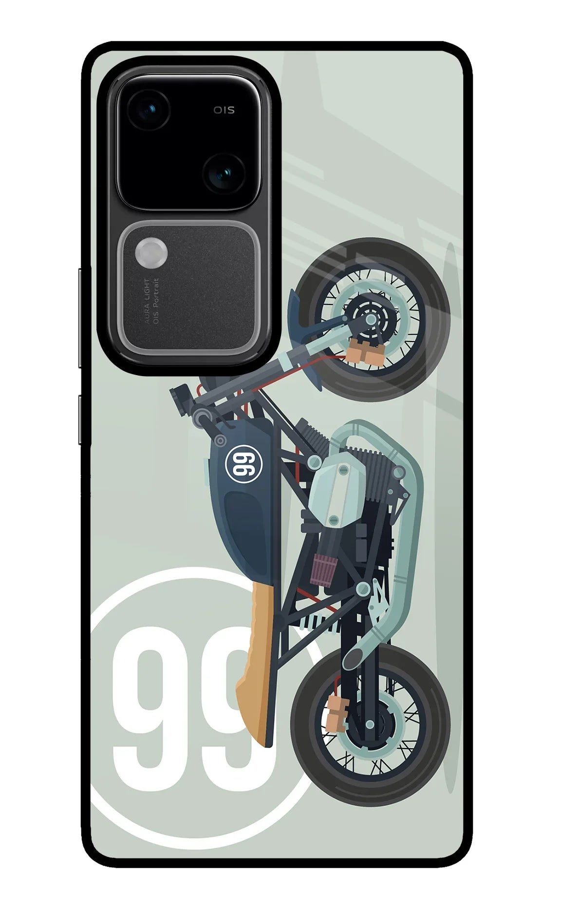 Classic Cafe Racer 99 Vivo V30 5G Back Cover