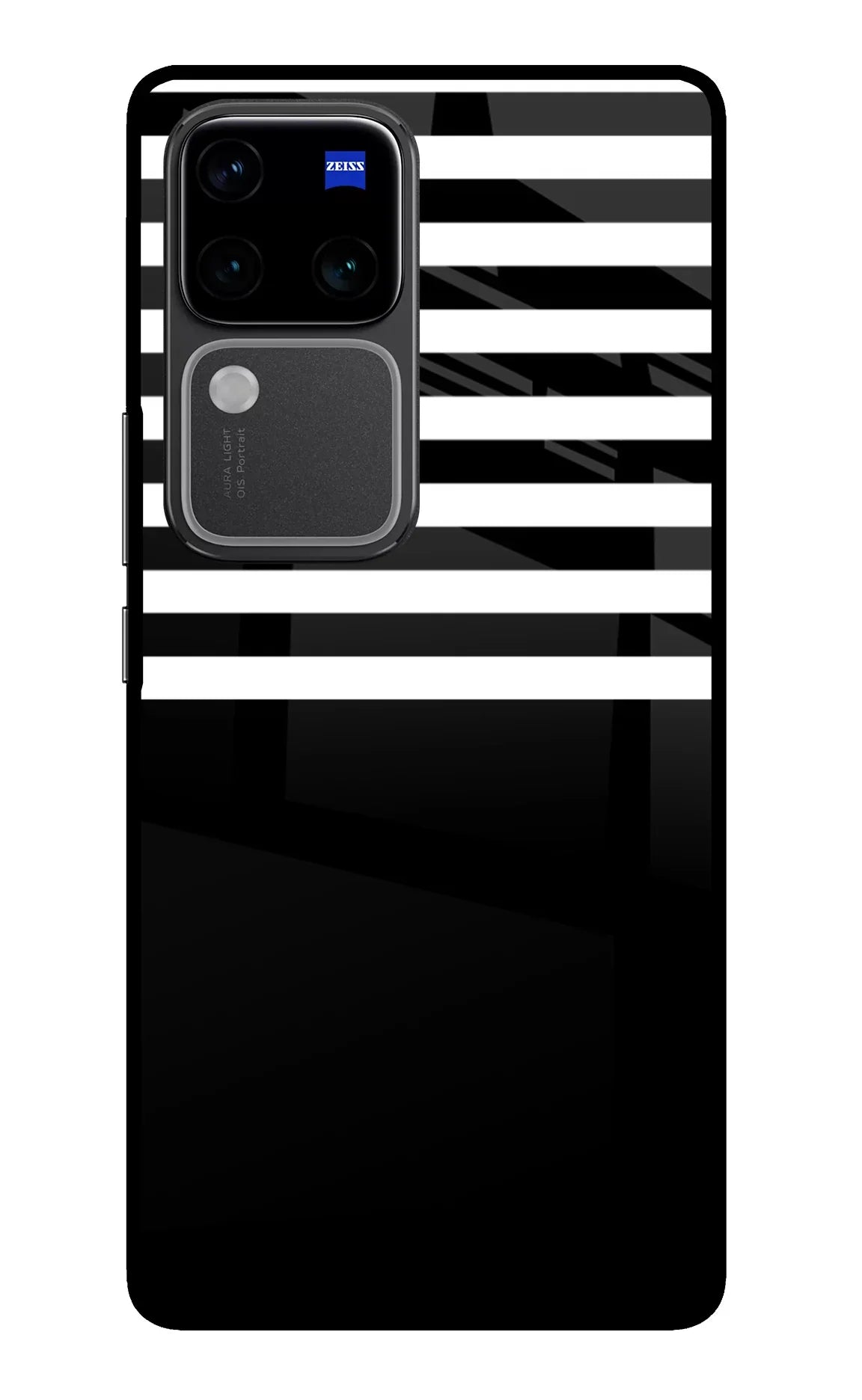 Black and White Print Vivo V30 Pro 5G Back Cover
