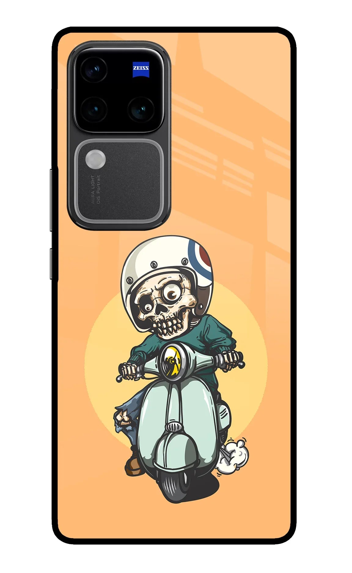 Undead Biker Vivo V30 Pro 5G Glass Case