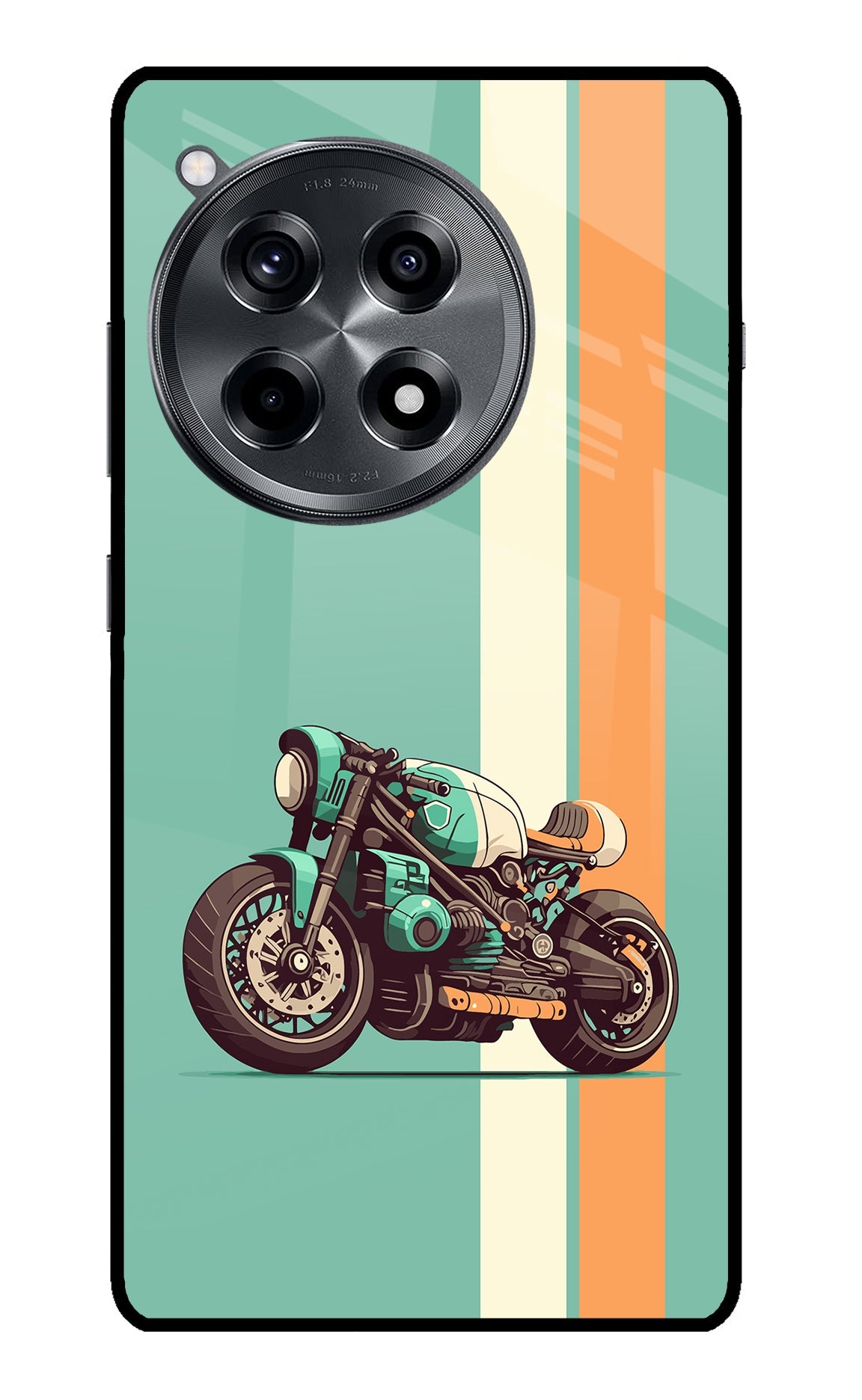 Striped Moto Drift OnePlus 12R Back Cover