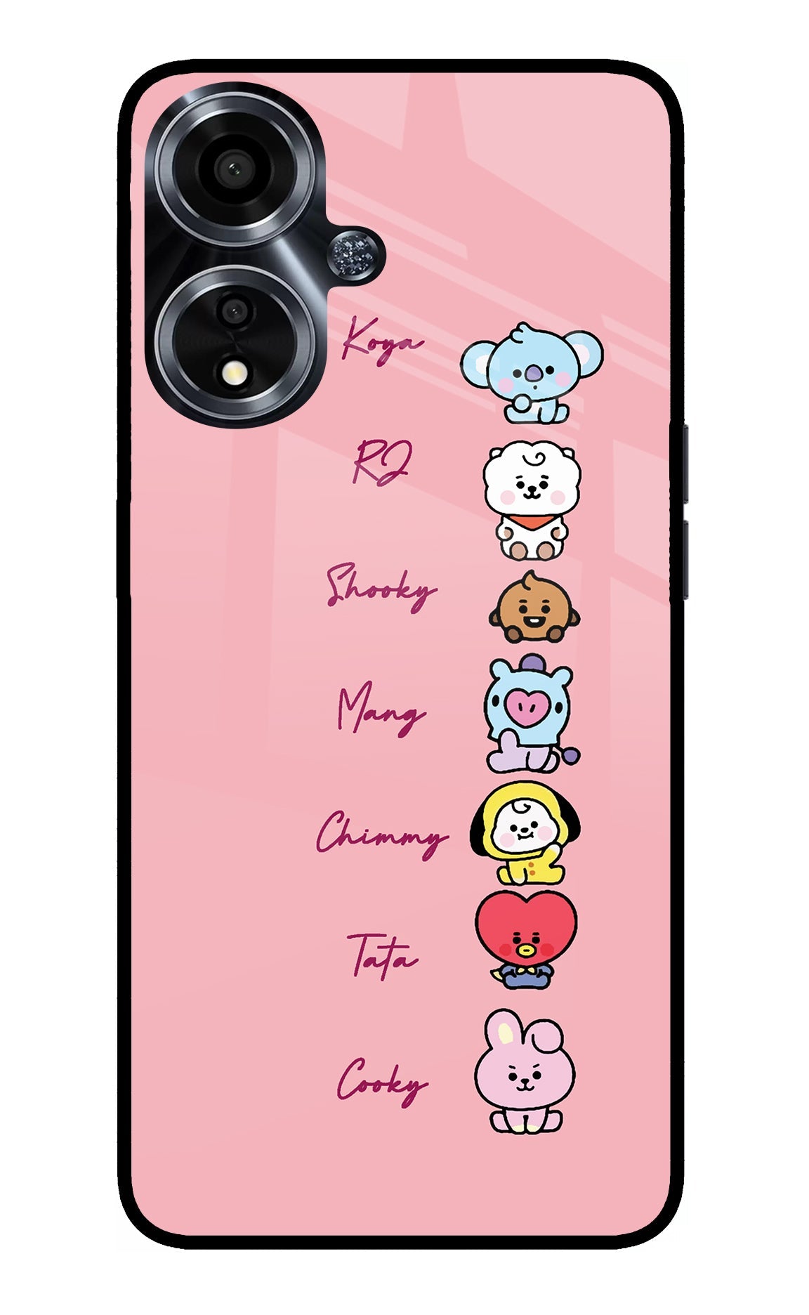 BTS names Oppo A59 5G Back Cover