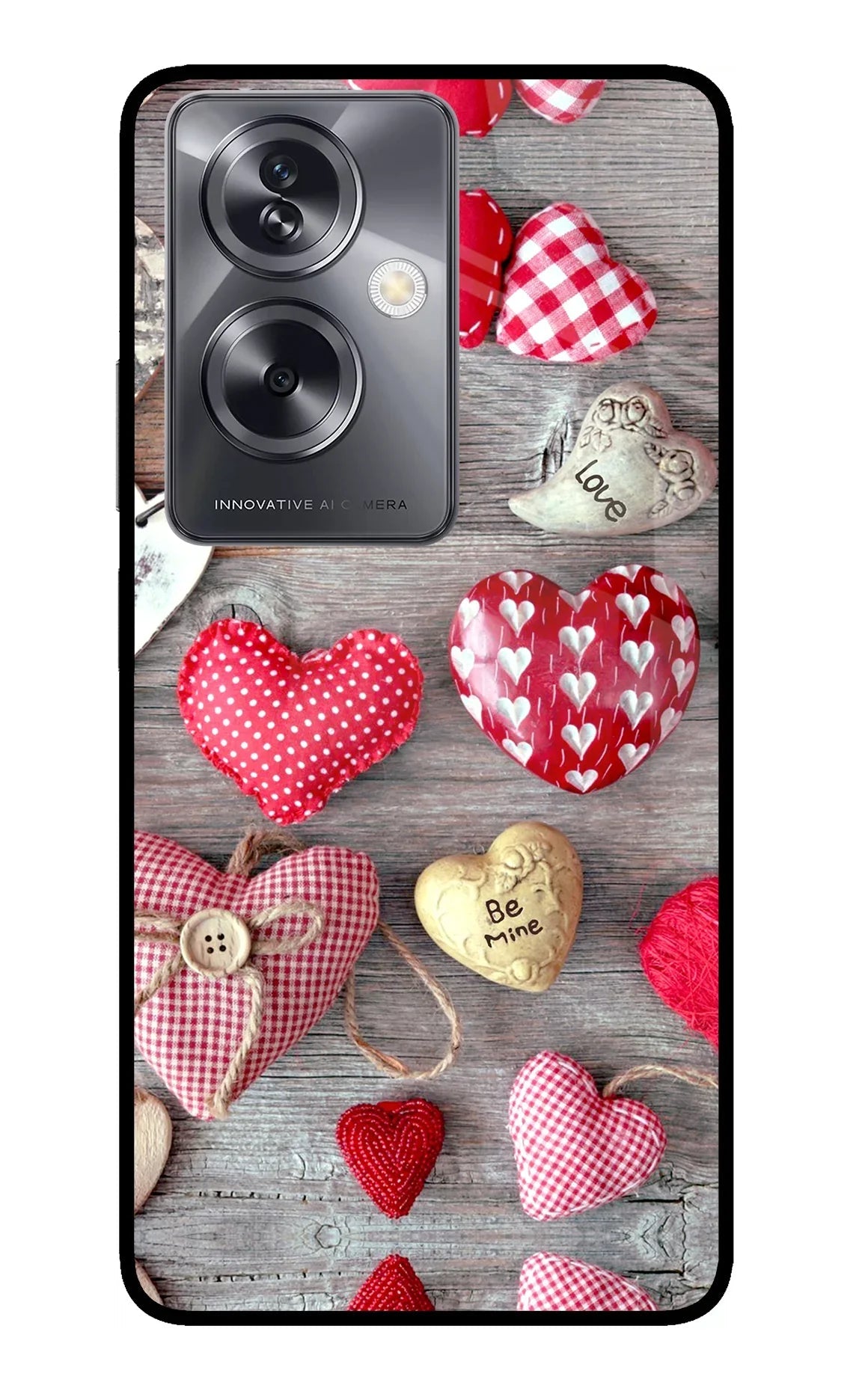 Love Wallpaper Oppo A79 5G Back Cover