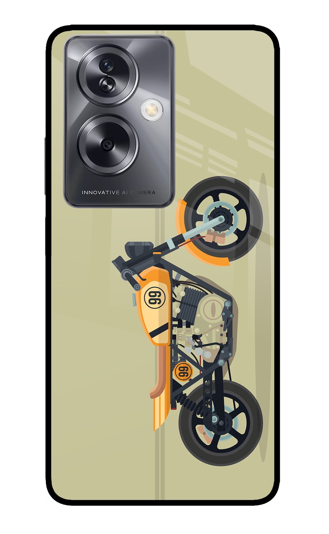 Vertical Speedster Oppo A79 5G Glass Case