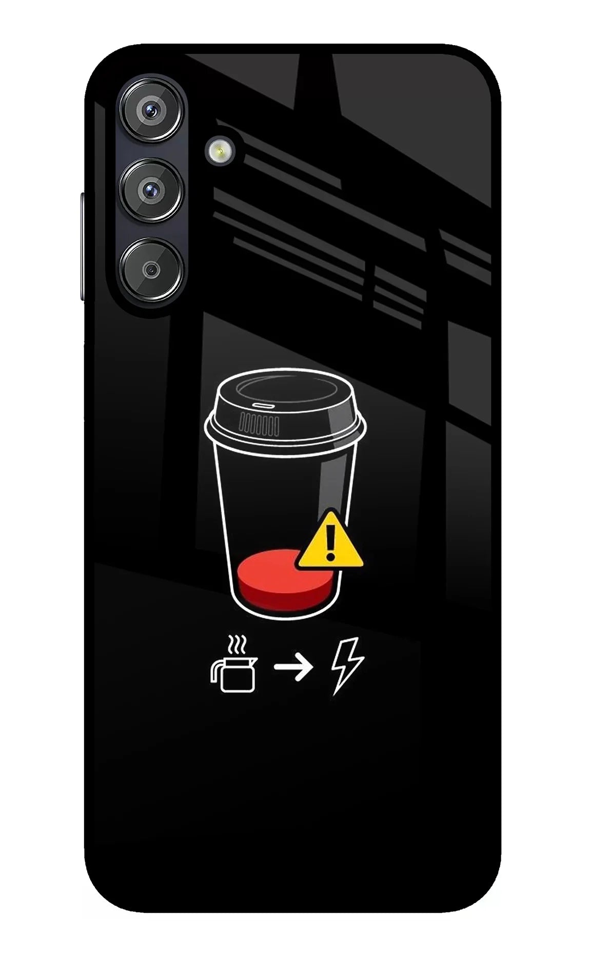 Coffee Samsung F15 5G Glass Case