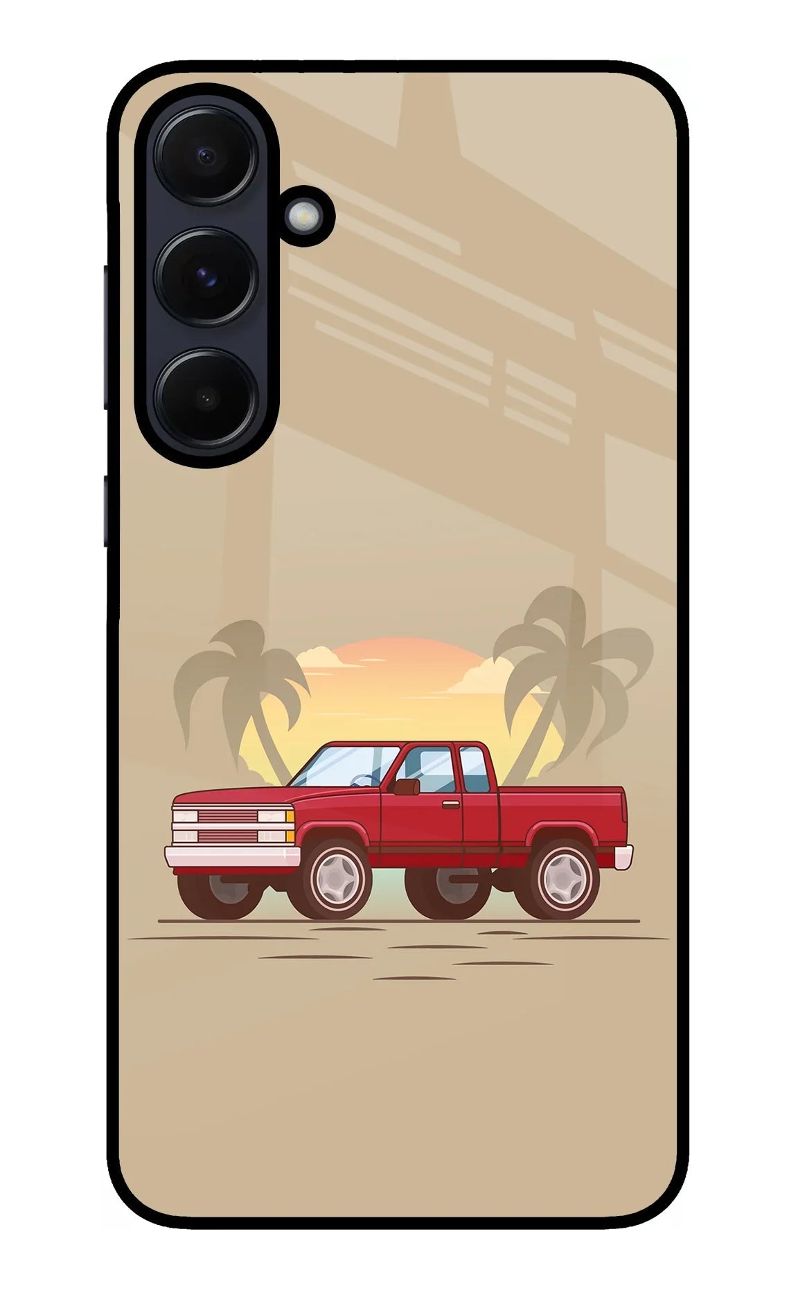Desert Classic Drive Samsung A55 5G Glass Case