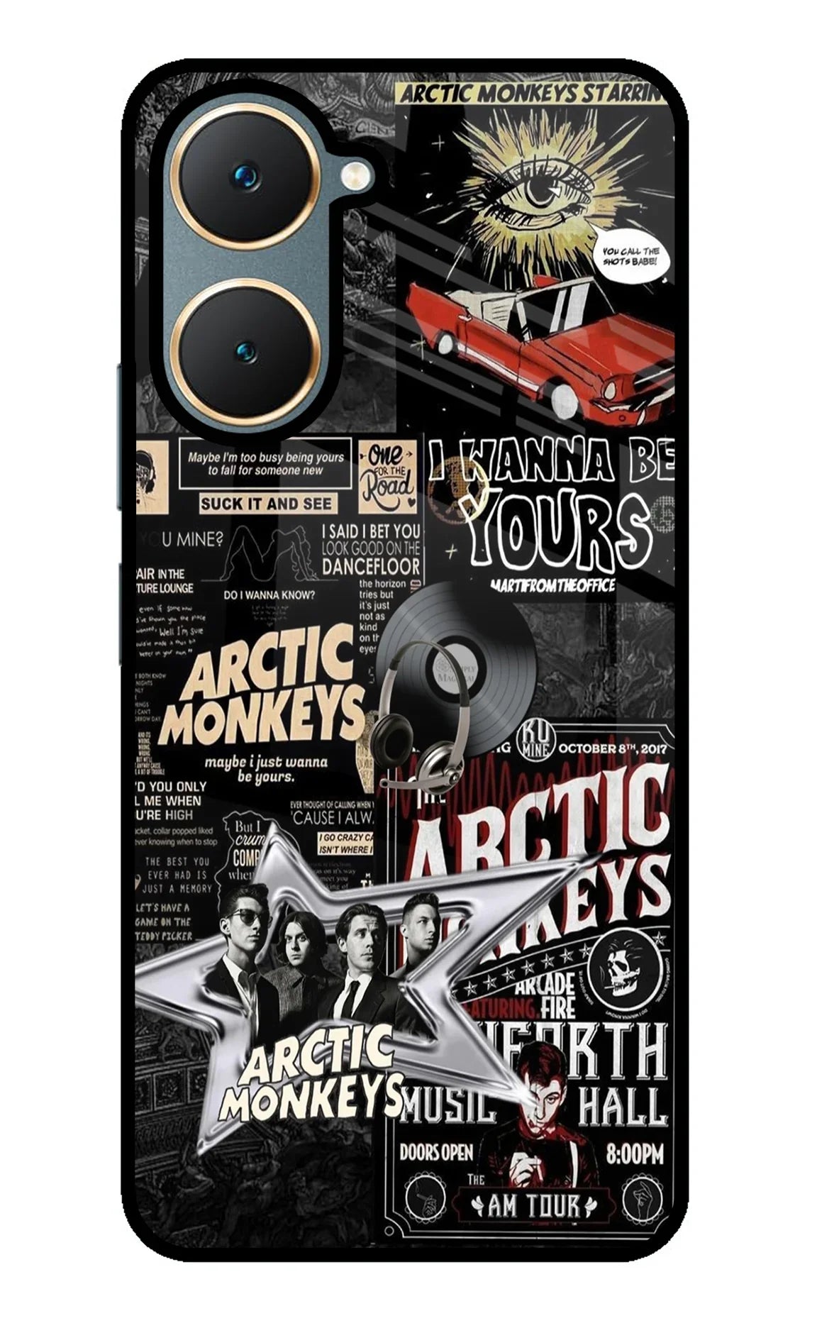 Arctic Monkeys Vivo Y18/Y18e Glass Case