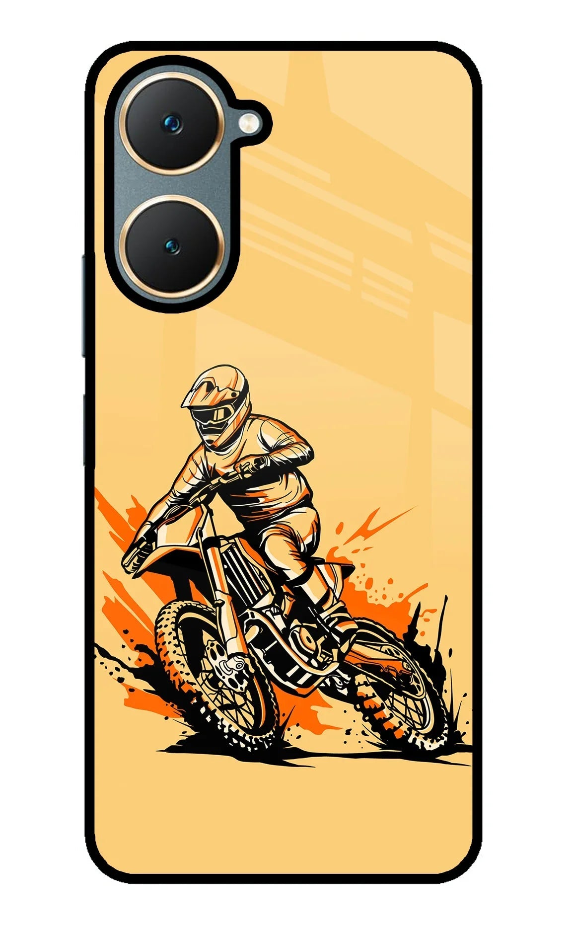 Off-Road Fury Vivo Y18/Y18e Glass Case