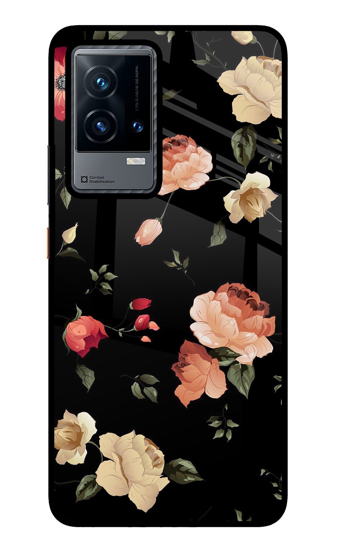 Flowers iQOO 9 5G Back Cover