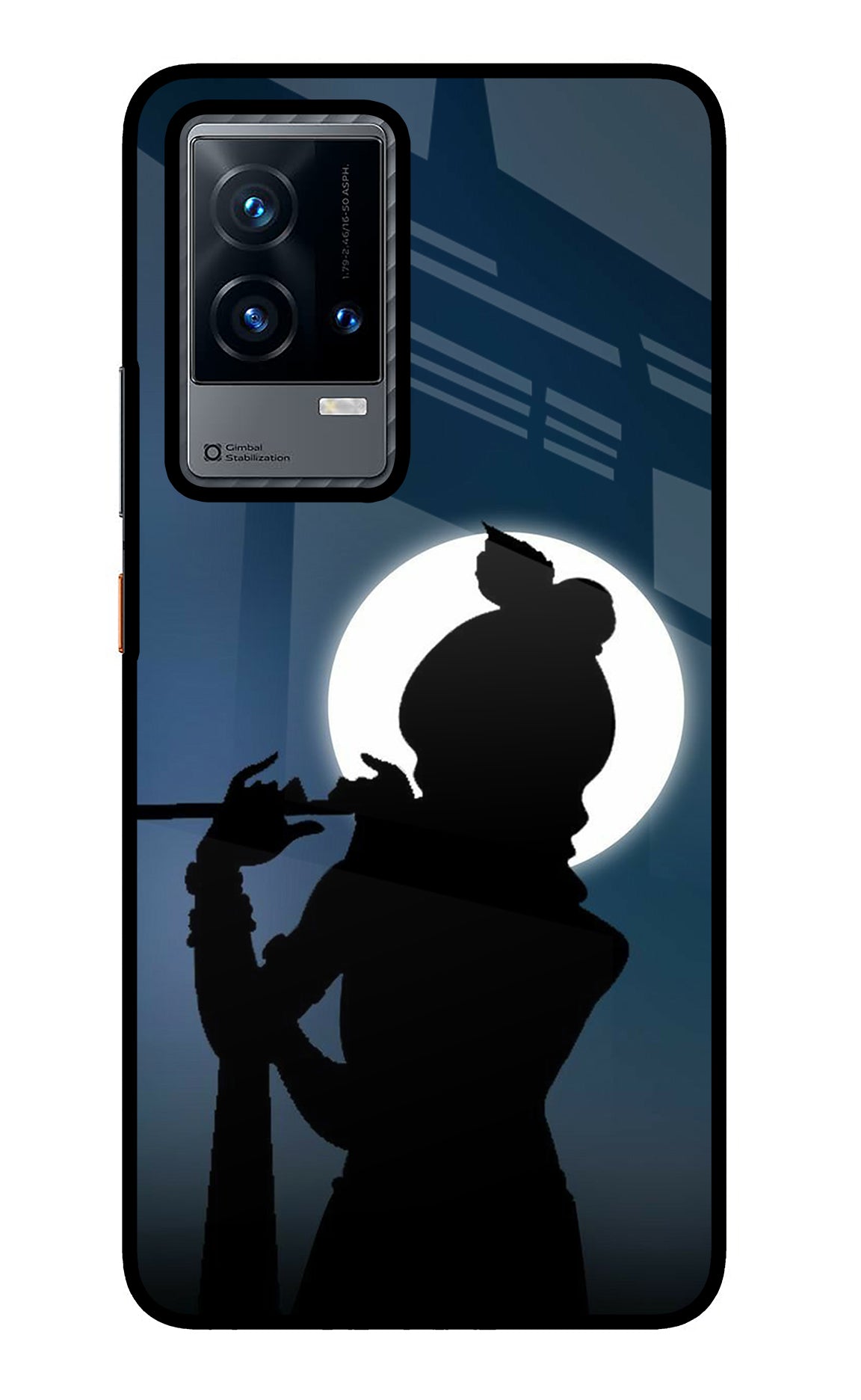 Shri Krishna Silhouette iQOO 9 5G Back Cover