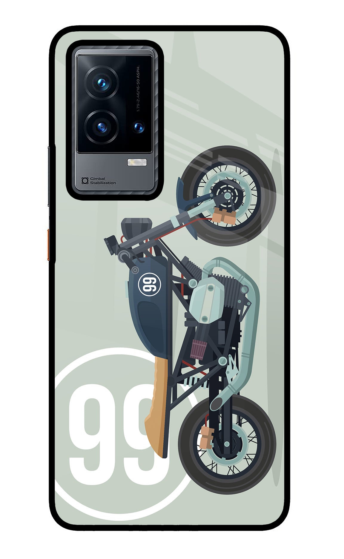 Classic Cafe Racer 99 iQOO 9 5G Back Cover