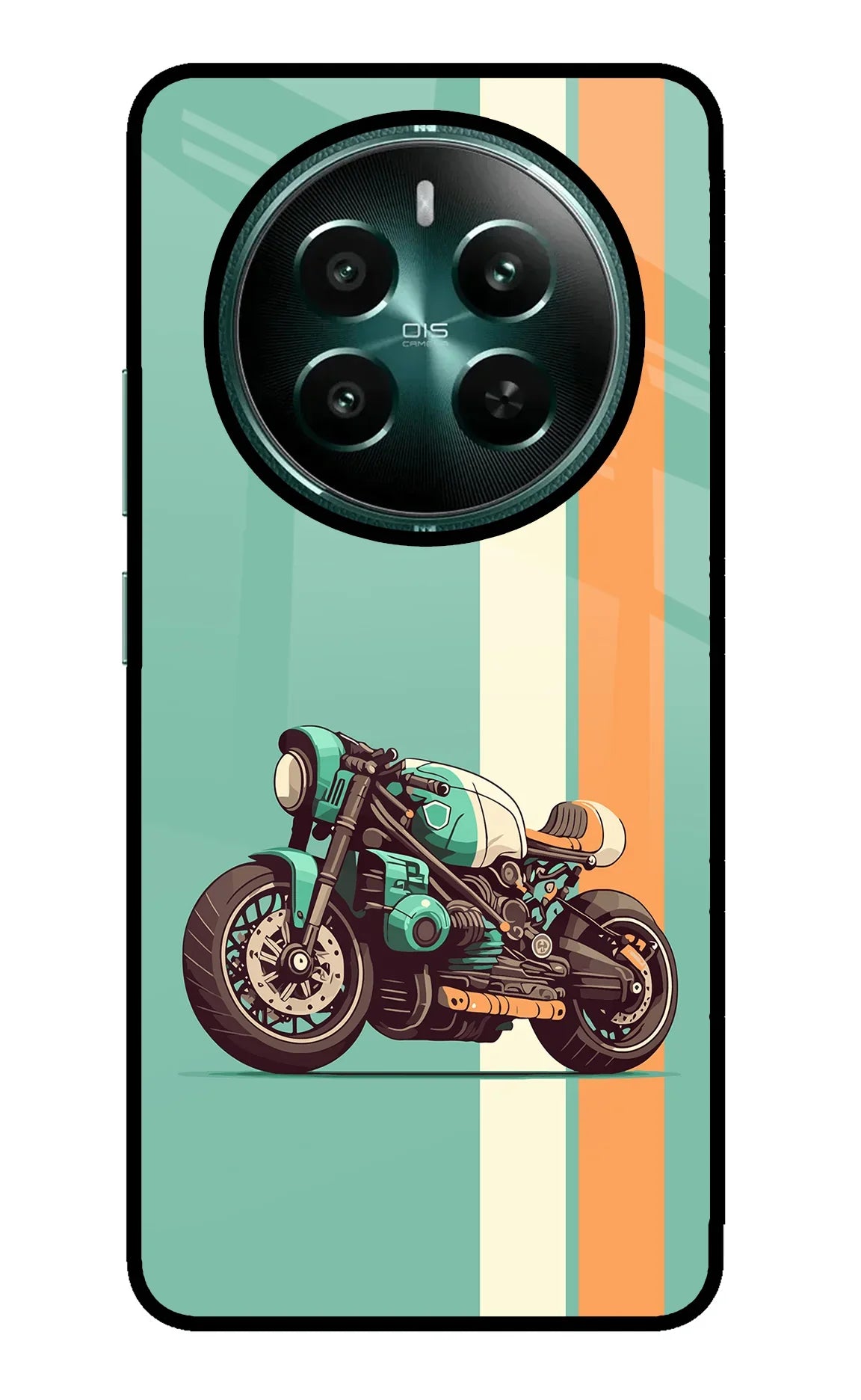 Striped Moto Drift Realme Narzo 70 5G/70 Pro 5G Glass Case